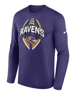 Мужская футболка Baltimore Ravens Legend Icon Nike Dri-FIT NFL Long-Sleeve