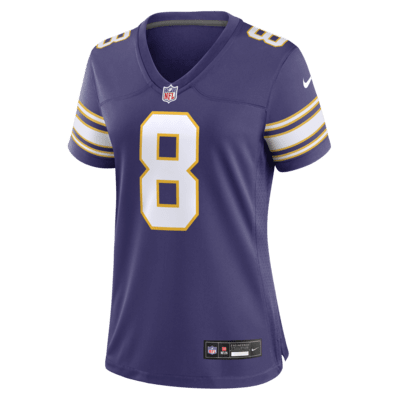 Nike Minnesota Vikings No8 Kirk Cousins Olive Women's Stitched NFL Limited 2017 Salute to Service Jersey