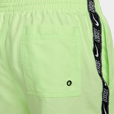 Short de volley 13 cm Nike Swim Logo Tape Lap pour homme