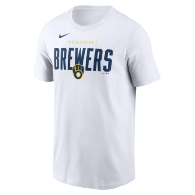 Мужская футболка Milwaukee Brewers Home Team Bracket