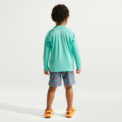 Nike Swim Little Kids' (Boys') Long Sleeve Top & Short Set