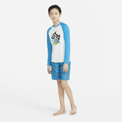 Nike JDI Big Kids' (Boys') Long-Sleeve Hydroguard Swim Shirt