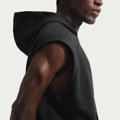 Sudadera con gorro de entrenamiento sin mangas Nike de tejido Fleece Dri-FIT para hombre NAC