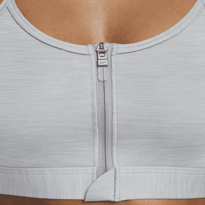 Nike Indy Zip-Front Bra deportivo con almohadillas de baja sujeción para mujer
