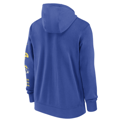 Los Angeles Rams Club Men's Nike NFL Full-Zip Hoodie