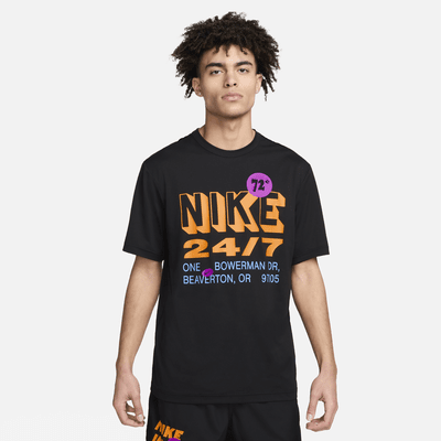 Haut de fitness à manches courtes Dri-FIT UV Nike Hyverse pour homme