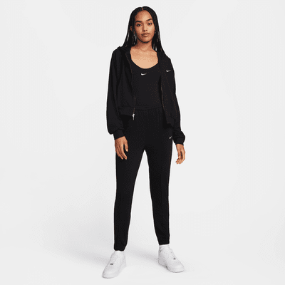 Nike Sportswear Chill Terry aansluitende joggingbroek met hoge taille van sweatstof voor dames