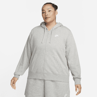 Nike Sportswear Club Fleece Women's Full-Zip Hoodie (Plus Size)