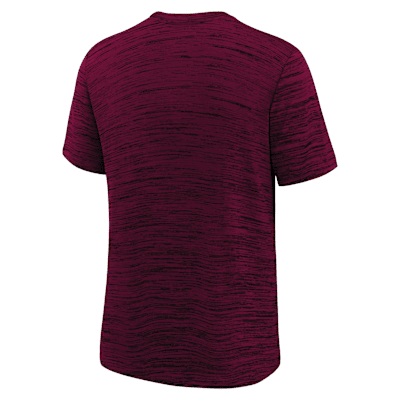 Playera Nike Dri-FIT de la NFL para niños talla grande Washington Commanders Sideline Velocity