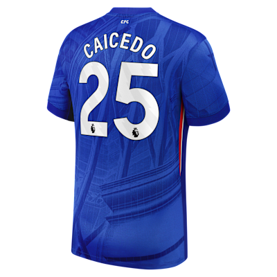 Jersey de futbol Nike Dri-FIT del Chelsea local 2025/26 Stadium Moisés Caicedo para hombre