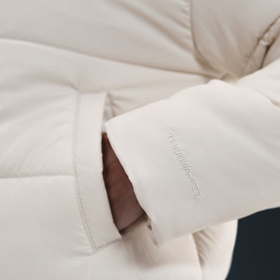 Nike Sportswear Classic Puffer lockere Therma-FIT Jacke mit Kapuze für Damen