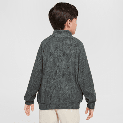 Nike Sportswear Little Kids' Cable Knit Half-Zip