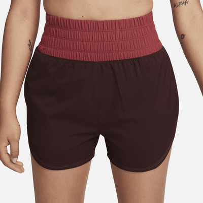 Shorts con forro de ropa interior Dri-FIT de tiro ultraalto de 8 cm para mujer Nike One SE