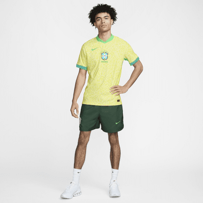 Brazil Sport Essential Flow Men's Nike Soccer Woven Lined Shorts