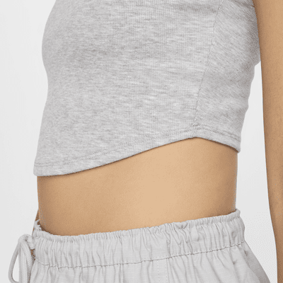 Nike Sportswear Chill Knit Women's Cropped Mini-Rib Tank Top