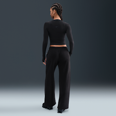 Nike Sportswear Club Fleece Women's Mid-Rise Wide-Leg Cozy Pants
