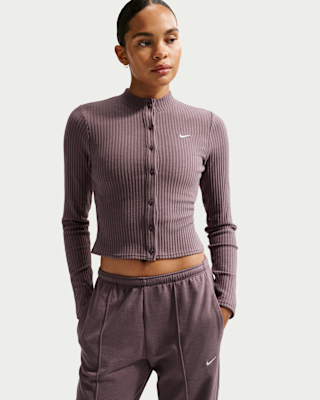 Nike Sportswear Chill Knit Women's Slim Wide-Ribbed Cardigan