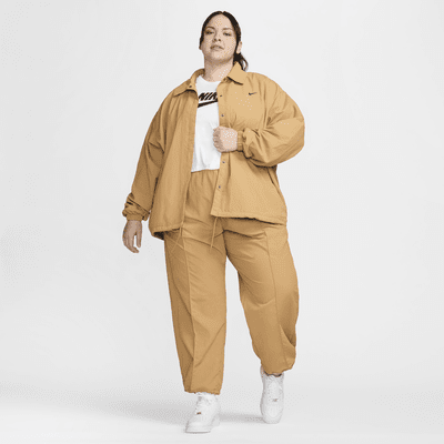 Nike Sportswear Essential Women's Oversized UV Woven Coaches' Jacket (Plus Size)