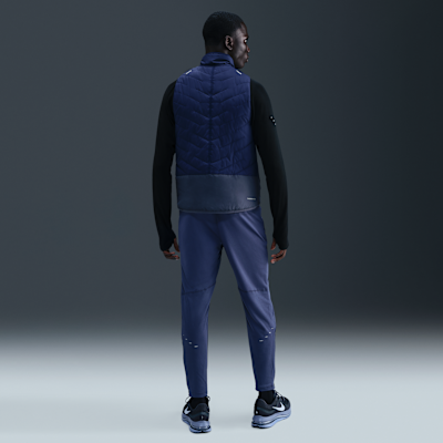 Męska kamizelka do biegania z syntetycznym wypełnieniem Nike Therma-FIT Repel