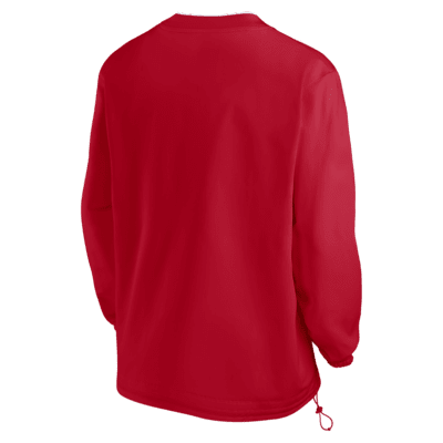 Ohio State Buckeyes Sideline Men's Nike College Long-Sleeve Windshirt