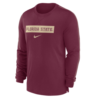 Playera universitaria Nike Dri-FIT para hombre Florida State Seminoles Sideline Player