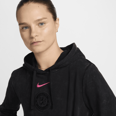 Chelsea FC Club Fleece Derde Nike voetbalhoodie voor dames