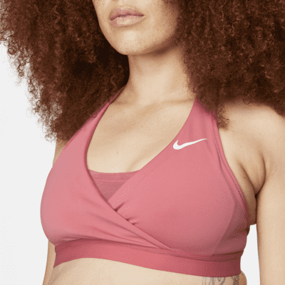 Bra deportivo con almohadillas de media sujeción para mujer Nike Swoosh (M) (maternidad)