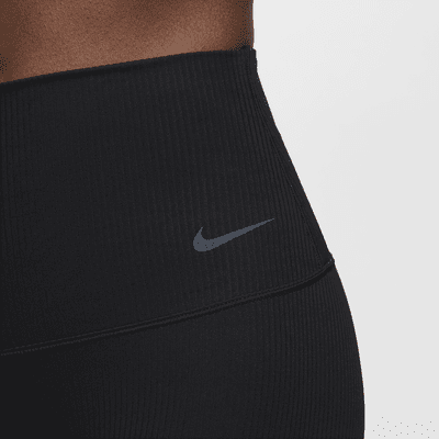 Shorts de ciclismo de tiro alto de 20 cm con soporte suave para mujer Nike Zenvy Rib