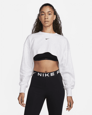 Åben mængde af salg ubemandede Nike Sportswear Women's French Terry Crewneck Crop Top. Nike.com