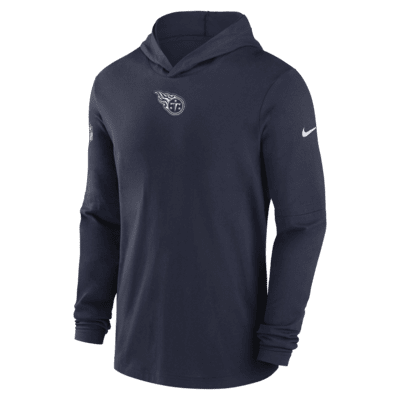 Tennessee Titans Sideline Men’s Nike Men's Dri-Fit NFL Long-Sleeve Hooded Top in Blue, Size: Large | 00MQ41S8F-PKB