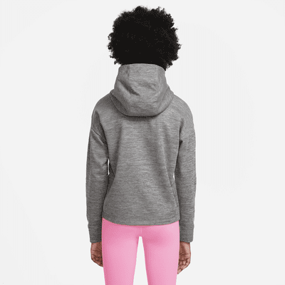 Nike Therma Big Kids' (Girls') Graphic Pullover Training Hoodie