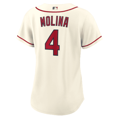 Men's Yadier Molina White St. Louis Cardinals Big & Tall Replica Player  Jersey 