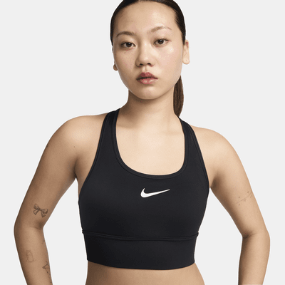 Nike Swoosh 中度支撐型女款襯墊長版運動內衣