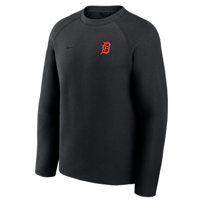Detroit Tigers Tech Fleece Men's Nike MLB Pullover Crew