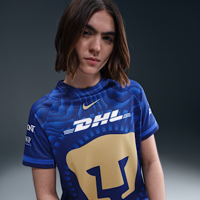 Jersey de fútbol Nike Dri-FIT Replica de los Pumas UNAM visitante 2025/26 Stadium para mujer