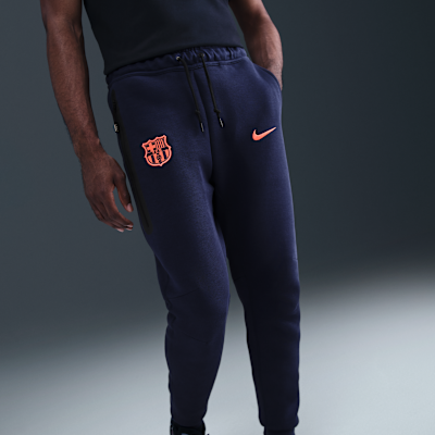 Ανδρικό ποδοσφαιρικό φλις παντελόνι φόρμας Μπαρτσελόνα Nike Total 90 Tech