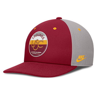 Gorra universitaria Nike Dri-FIT ajustable para hombre USC Athletic Prep Pro