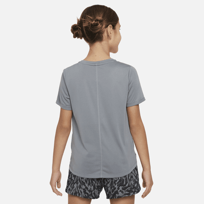 Nike One Big Kids' (Girls') Short-Sleeve Training Top