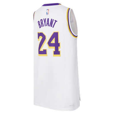 Los Angeles Lakers Association Edition Older Kids' Nike NBA Swingman Jersey