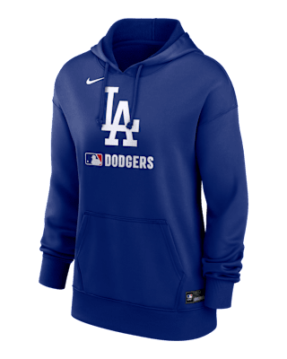 Женское худи Los Angeles Dodgers Authentic Collection Nike Therma MLB Pullover Hoodie