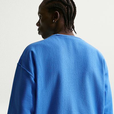 Nike Solo Swoosh fleecetrui met ronde hals voor heren