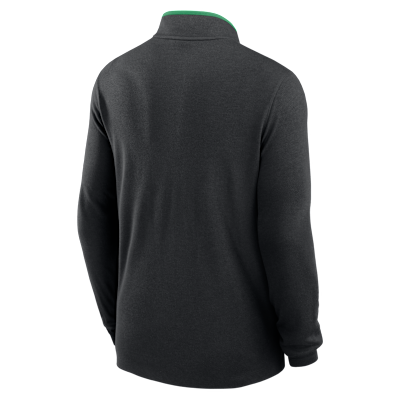 Playera de manga larga universitaria Nike Dri-FIT de medio cierre para hombre Oregon Victory