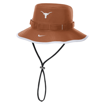 Gorro tipo pescador universitario Nike para hombre Texas Longhorns On-Field Apex Boonie