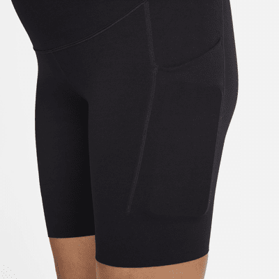 Nike Zenvy (M) Women's Gentle-Support High-Waisted 20cm (approx.) Biker Shorts (Maternity)