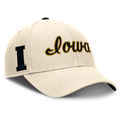 Iowa Hawkeyes Primetime Rise Men's Nike College Adjustable Hat