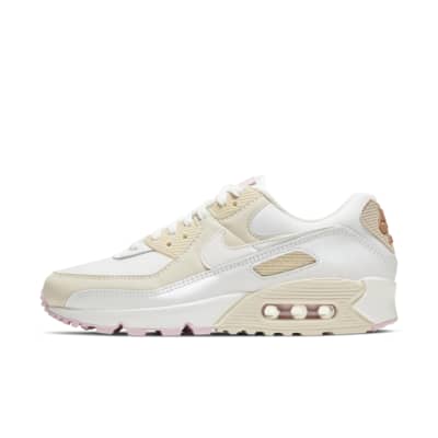 nike air max 90 white and purple sneakers