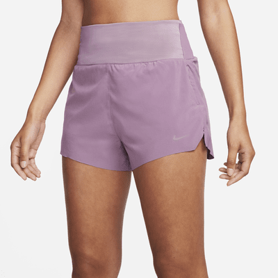 Shorts de running con ropa interior integrada de 8 cm de tiro alto para mujer Nike Dri-FIT