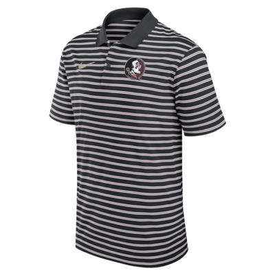 Florida State Seminoles Primetime Victory Striped Men's Nike Dri-FIT College Polo