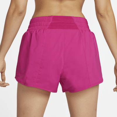 Nike Dri-FIT One Swoosh Women's Mid-Rise Brief-Lined Running Shorts