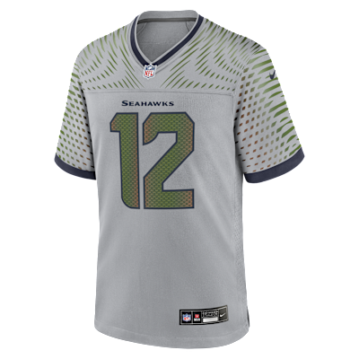 12s Seattle Seahawks Rivalries Collection Men’s Nike NFL Game Jersey